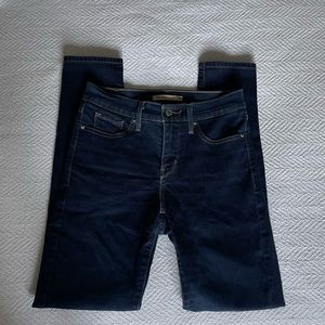 Levi’s 311 Shaping Skinny Dark Blue Jeans